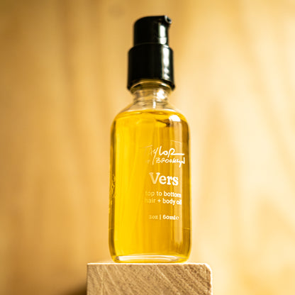 Vers -  top to bottom hair + body oil